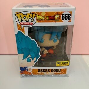 Funko Pop! Dragon Ball Super: SSGSS Goku Hot Topic Exclusive #668